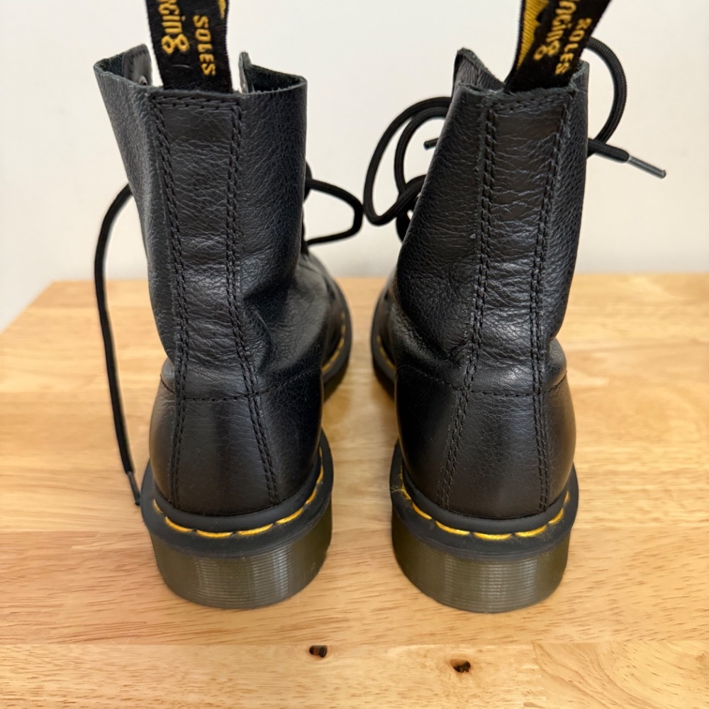 Dr. Martens Black Pascal Combat Boots - Size 5 - Picture 8 of 10